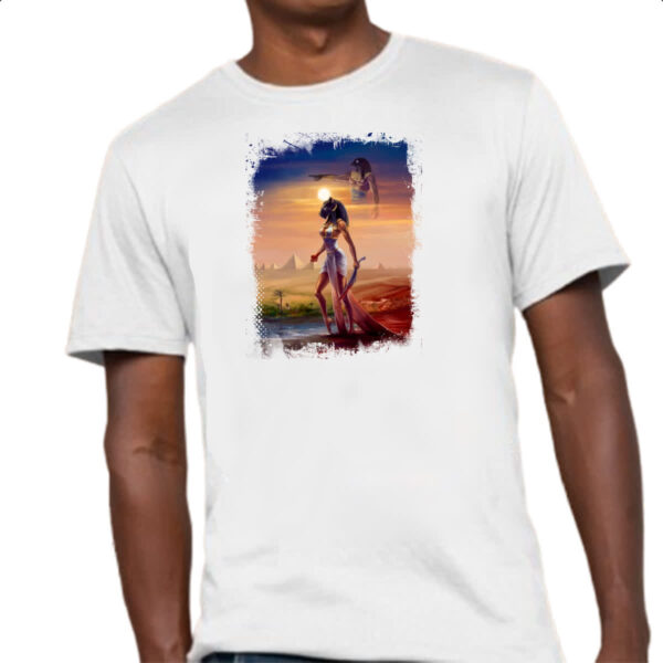 Camiseta Unissex Sekhmet e Horus - Imagem 4