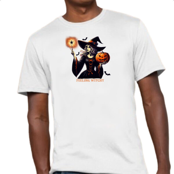 Camiseta Unissex Sentindo-se bruxa - Imagem 4