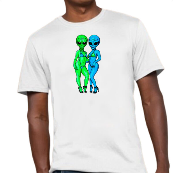 Camiseta Unissex Sexy Aliens - Imagem 4