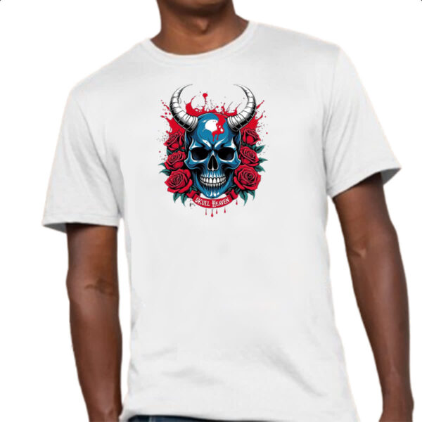 Camiseta Unissex Skull Heaven - Imagem 4