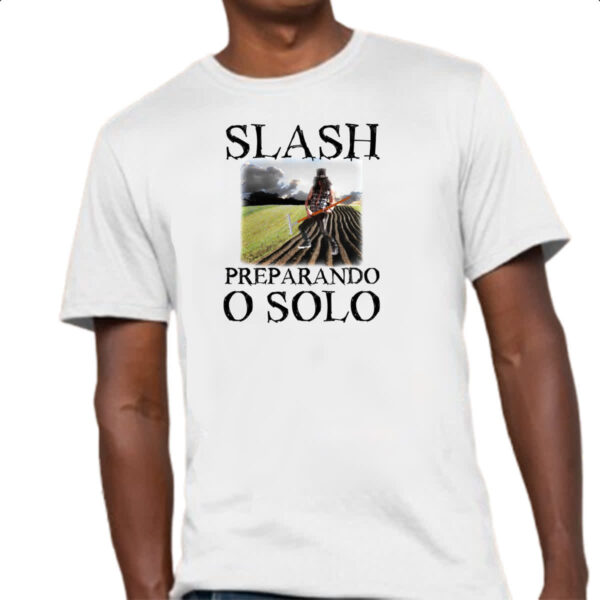 Camiseta Unissex Slash preparando o solo - Imagem 4