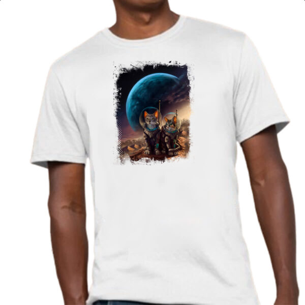 Camiseta Unissex Spacekittens - Imagem 4