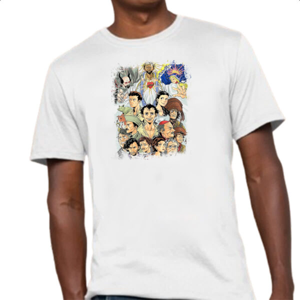 Camiseta Unissex Auto da compadecida cartoon - Imagem 4