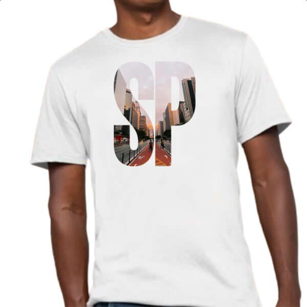 Camiseta Unissex Avenida Paulista SP - Imagem 4