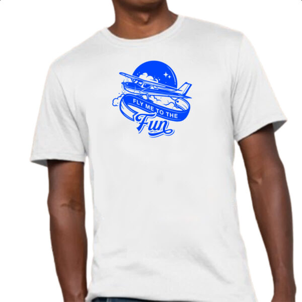 Camiseta Unissex Aviao fly me to the fun - Imagem 4
