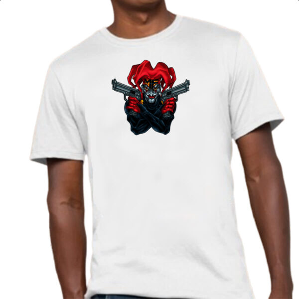 Camiseta Unissex Bobo da corte armado - Imagem 4