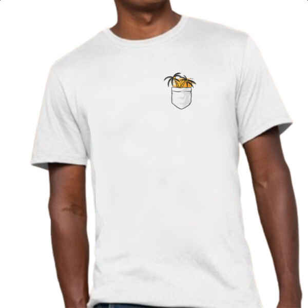 Camiseta Unissex Bolso com coqueiro sunset - Imagem 4