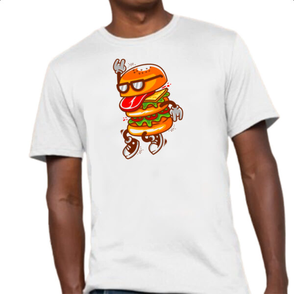 Camiseta Unissex Burguer dance - Imagem 4