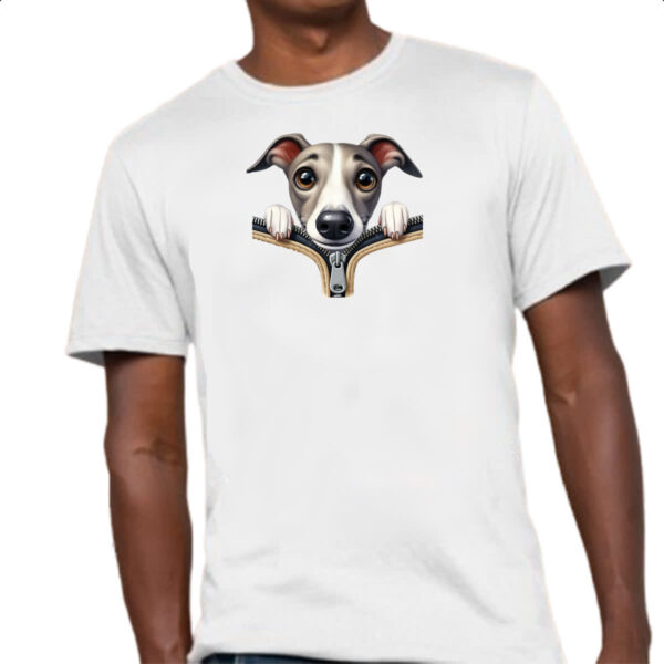 Camiseta Unissex Whippet no Ziper - Imagem 4