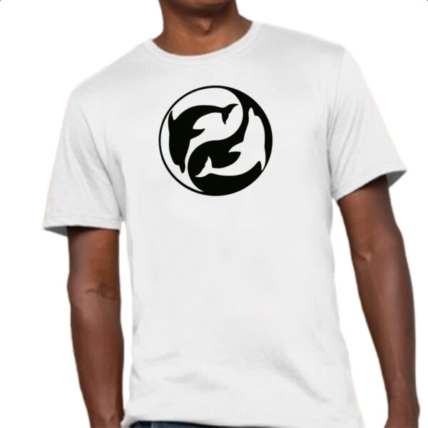 Camiseta Unissex Yin e Yang Golfinhos - Imagem 4