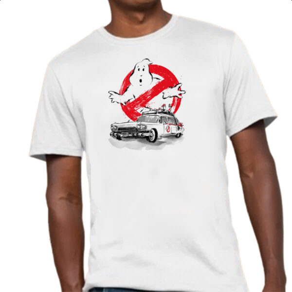 Camiseta Unissex Caca Fantasmas Ghostbusters Ecto-1 - Imagem 4