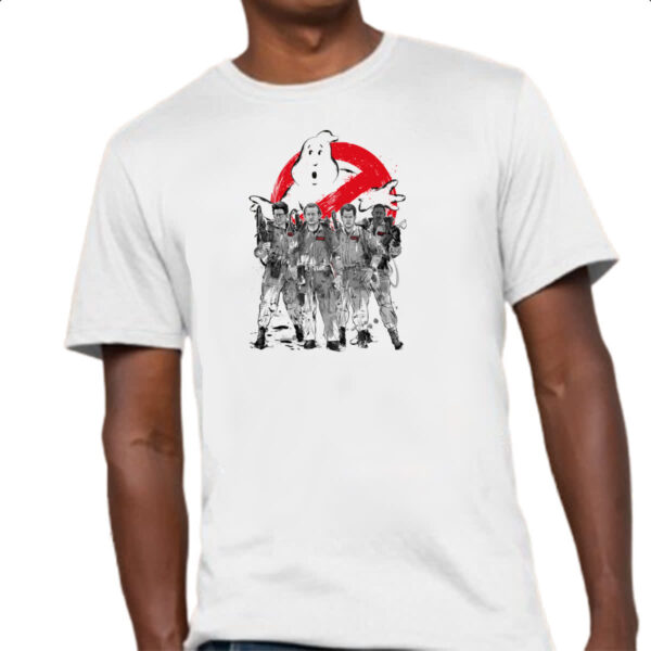 Camiseta Unissex Caca Fantasmas Ghostbusters Team - Imagem 4