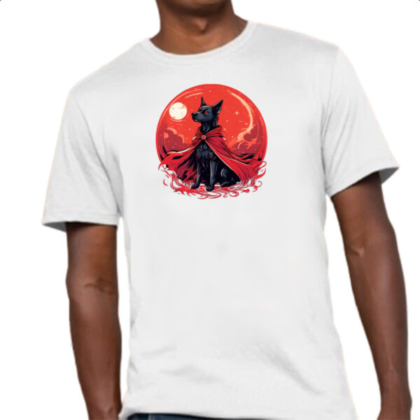 Camiseta Unissex Cachorro vampiro - Imagem 4