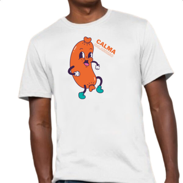 Camiseta Unissex Calma calabreso - Imagem 4