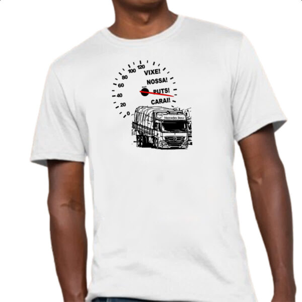 Camiseta Unissex Caminhao velocimetro - Imagem 4