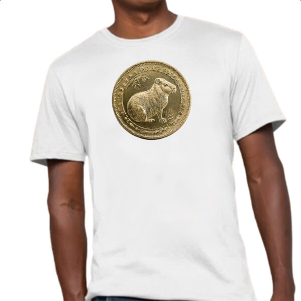 Camiseta Unissex Capivara coin - Imagem 4