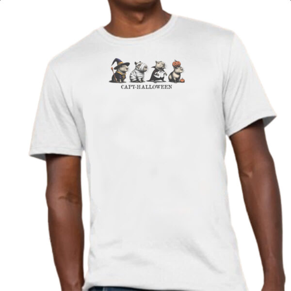 Camiseta Unissex Capivara Halloween - Imagem 4