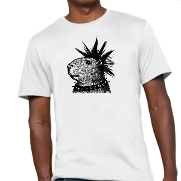 Camiseta Unissex Capivara Punkvara - Imagem 4