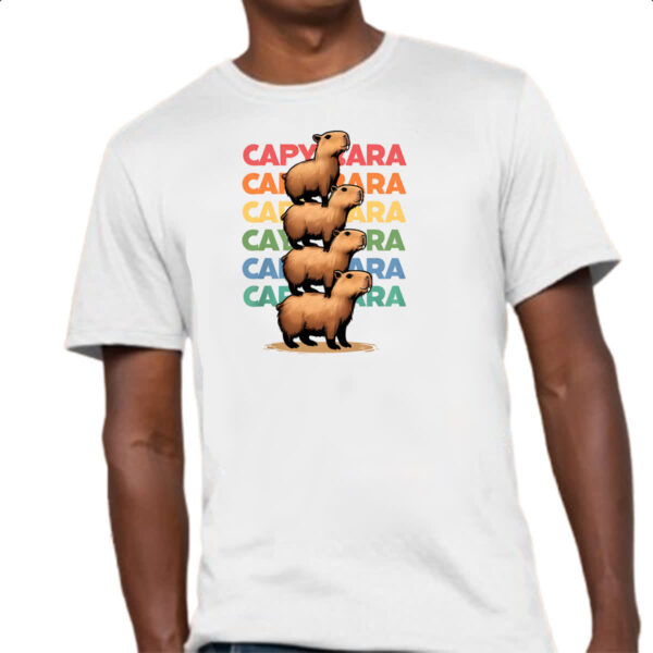 Camiseta Unissex Capivara funny - Imagem 4
