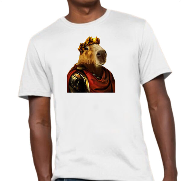 Camiseta Unissex Capivara imperador - Imagem 4