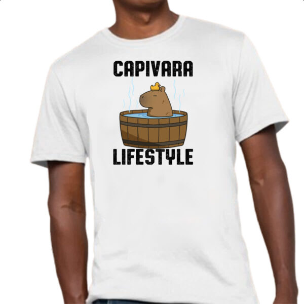Camiseta Unissex Capivara lifestyle - Imagem 4