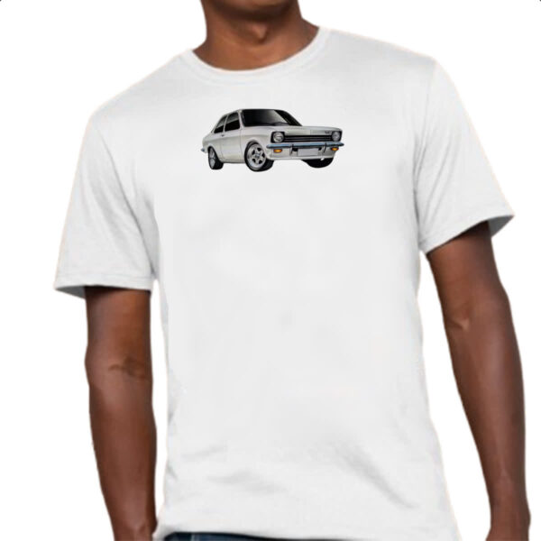 Camiseta Unissex Chevette Tubarao Branco - Imagem 4