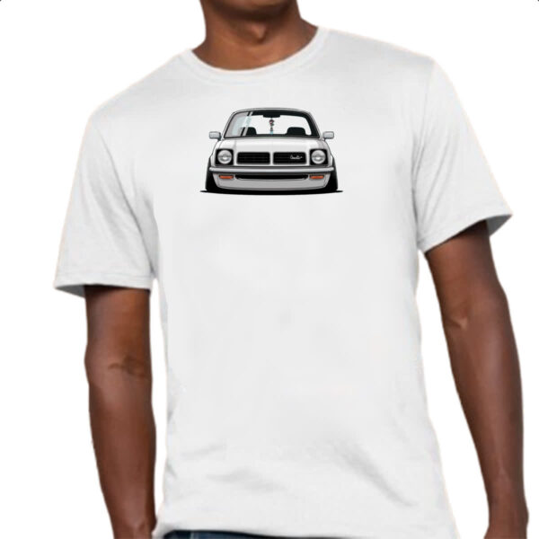Camiseta Unissex Chevette segunda geracao frente branco - Imagem 4