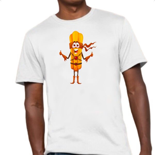 Camiseta Unissex Churros Super Heroi - Imagem 4