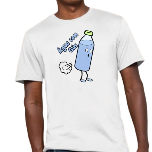 Camiseta Unissex Agua com gas - Imagem 4