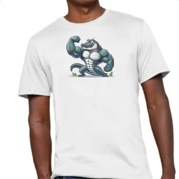 Camiseta Unissex Crocodilo maromba - Imagem 4