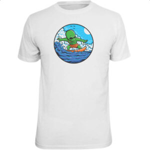 Camiseta Unissex Alien Surfista