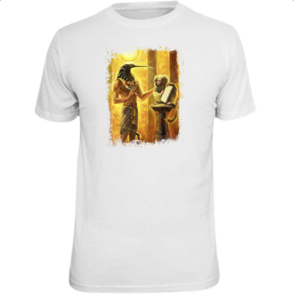 Camiseta Unissex Egito Maat e escriba