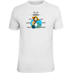 Camiseta Unissex Ela e de Aquario