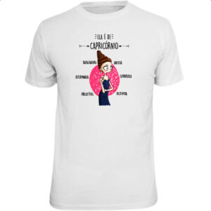 Camiseta Unissex Ela e de Capricornio