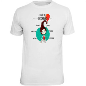 Camiseta Unissex Ela e de Escorpiao