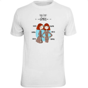 Camiseta Unissex Ela e de Gemeos