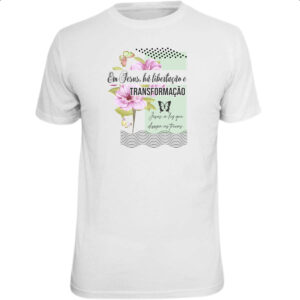 Camiseta Unissex Em Jesus ha libertacao