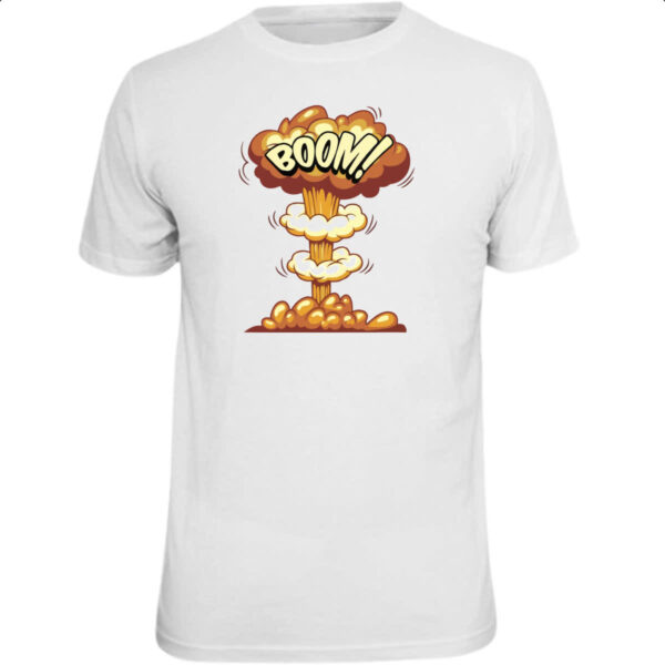 Camiseta Unissex Explosao Atomica Boom