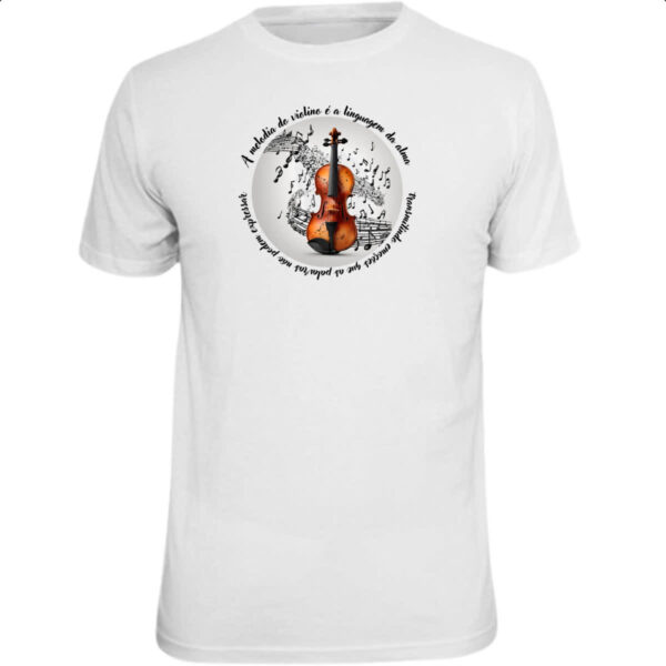 Camiseta Unissex Alma do violino