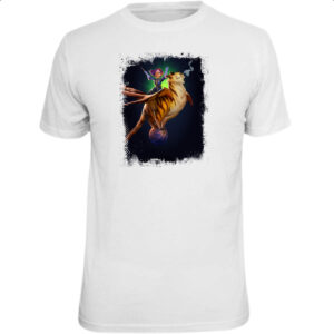 Camiseta Unissex Empires and Puzzles Heroi Eiora e Fluffy