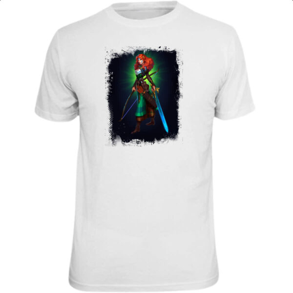 Camiseta Unissex Empires and Puzzles Heroi Evelyn
