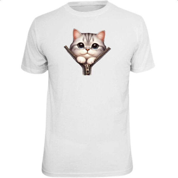 Camiseta Unissex American Shorthair no ziper