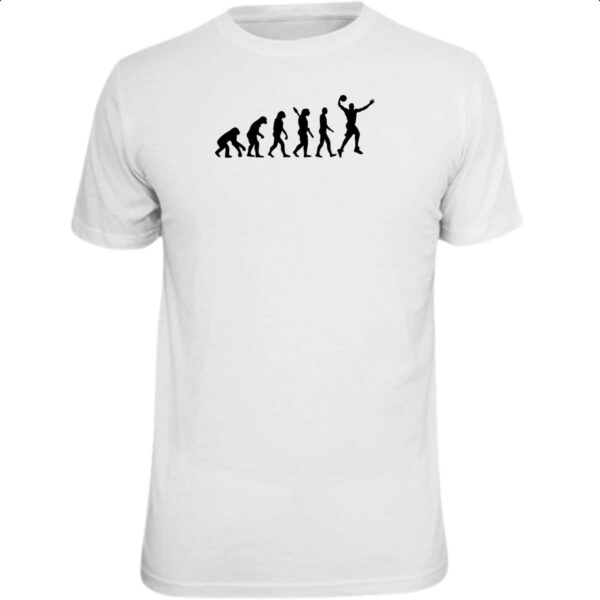 Camiseta Unissex Evolucao basquete