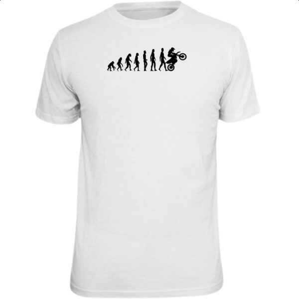 Camiseta Unissex Evolucao motocross