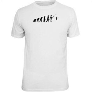 Camiseta Unissex Evolucao pescaria