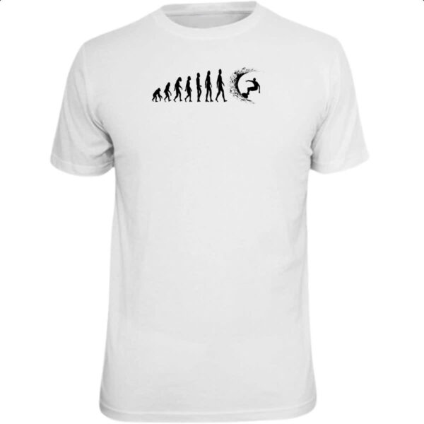 Camiseta Unissex Evolucao surfista