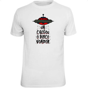 Camiseta Unissex Ja chegou o disco voador