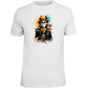 Camiseta Unissex Jack Skeleton Londres Street