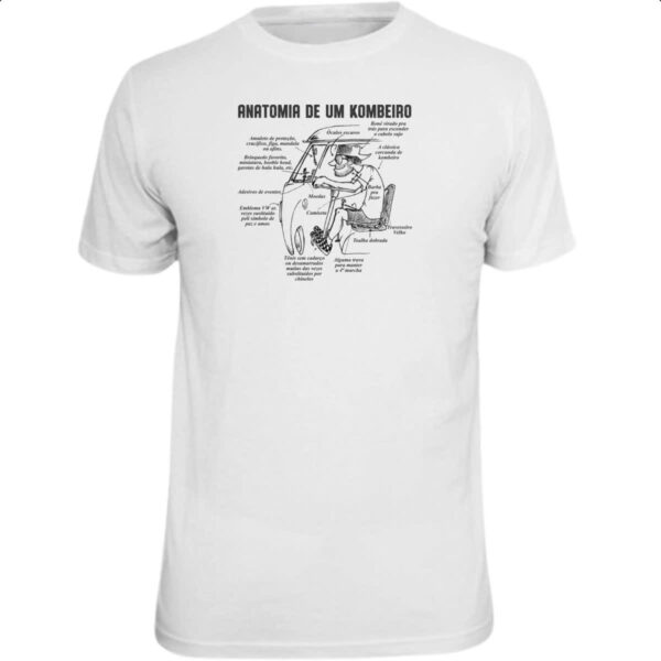 Camiseta Unissex Anatomia de um kombeiro