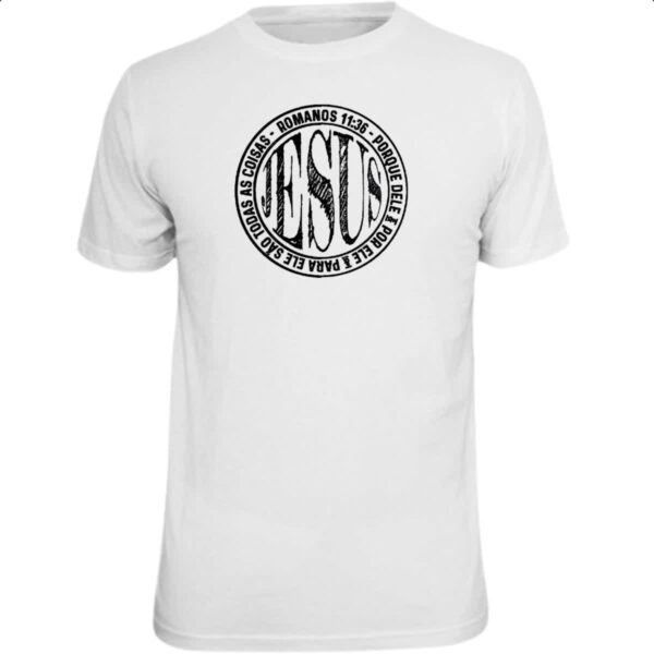 Camiseta Unissex Jesus Romanos 11-36